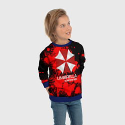 Свитшот детский UMBRELLA CORP, цвет: 3D-синий — фото 2