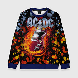 Свитшот детский ACDC, цвет: 3D-синий