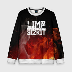 Свитшот детский LIMP BIZKIT, цвет: 3D-белый