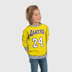 Свитшот детский Kobe Bryant 24, цвет: 3D-меланж — фото 2