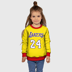 Свитшот детский Kobe Bryant 24, цвет: 3D-красный — фото 2