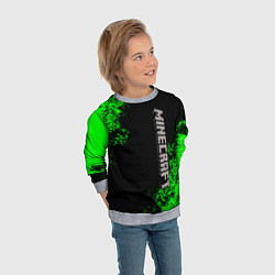 Свитшот детский MINECRAFT, цвет: 3D-меланж — фото 2