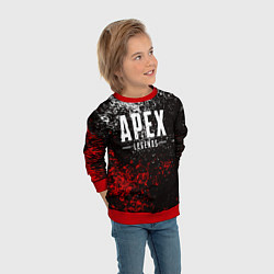 Свитшот детский APEX LEGENDS, цвет: 3D-красный — фото 2