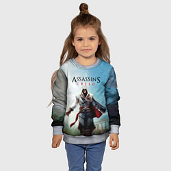 Свитшот детский Assassins Creed, цвет: 3D-меланж — фото 2