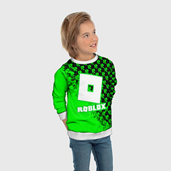Свитшот детский Roblox, цвет: 3D-белый — фото 2