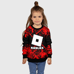 Свитшот детский Roblox, цвет: 3D-черный — фото 2