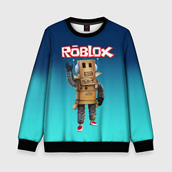 Свитшот детский ROBLOX, цвет: 3D-черный