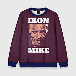 Свитшот детский Mike Tyson, цвет: 3D-синий