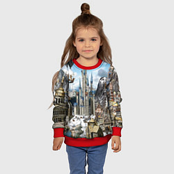 Свитшот детский HEROES, цвет: 3D-красный — фото 2