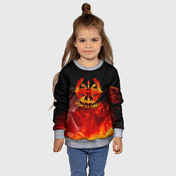 Свитшот детский Войска связи, цвет: 3D-меланж — фото 2