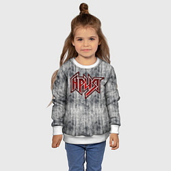 Свитшот детский Ария, цвет: 3D-белый — фото 2