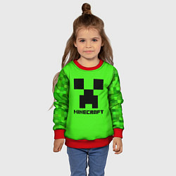 Свитшот детский MINECRAFT, цвет: 3D-красный — фото 2