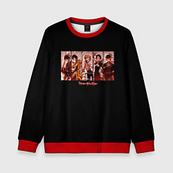 Свитшот детский Великий из бродячих псов, цвет: 3D-красный