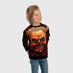 Свитшот детский Iron Maiden, цвет: 3D-черный — фото 2