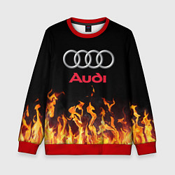 Свитшот детский AUDI, цвет: 3D-красный