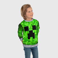 Свитшот детский MINECRAFT, цвет: 3D-меланж — фото 2