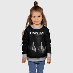 Свитшот детский EMINEM, цвет: 3D-меланж — фото 2
