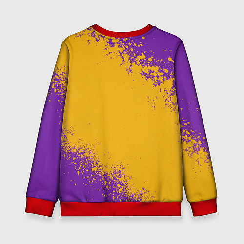 Детский свитшот LA LAKERS KOBE BRYANT / 3D-Красный – фото 2