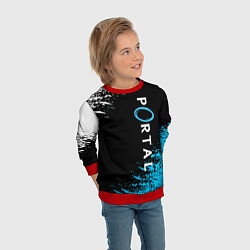 Свитшот детский PORTAL, цвет: 3D-красный — фото 2