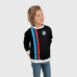 Свитшот детский BMW, цвет: 3D-белый — фото 2