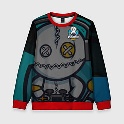 Свитшот детский Форма Voodoo Gamer, цвет: 3D-красный