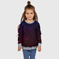 Свитшот детский Абстракция, цвет: 3D-меланж — фото 2