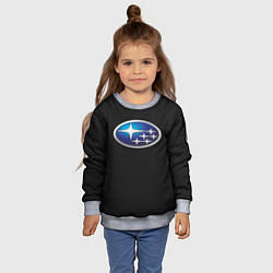 Свитшот детский SUBARU, цвет: 3D-меланж — фото 2