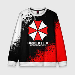 Свитшот детский RESIDENT EVIL UMBRELLA, цвет: 3D-белый