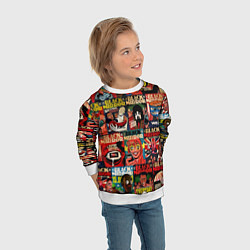 Свитшот детский ЧЕРНОЕ ЗЕРКАЛО, цвет: 3D-белый — фото 2