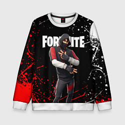 Свитшот детский FORTNITE IKONIK, цвет: 3D-белый