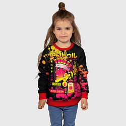 Свитшот детский Приключения ДжоДжо, цвет: 3D-красный — фото 2