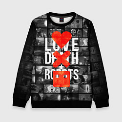 Свитшот детский LOVE DEATH ROBOTS LDR, цвет: 3D-черный