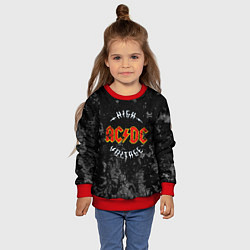 Свитшот детский ACDC, цвет: 3D-красный — фото 2