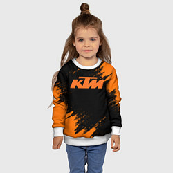 Свитшот детский KTM, цвет: 3D-белый — фото 2