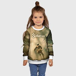 Свитшот детский Sabaton, цвет: 3D-белый — фото 2