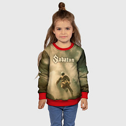 Свитшот детский Sabaton, цвет: 3D-красный — фото 2