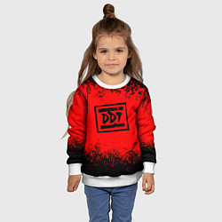 Свитшот детский ДДТ Лого, цвет: 3D-белый — фото 2