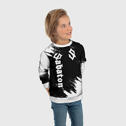 Свитшот детский SABATON, цвет: 3D-белый — фото 2