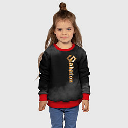 Свитшот детский SABATON, цвет: 3D-красный — фото 2