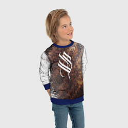 Свитшот детский Stigmata logo, цвет: 3D-синий — фото 2