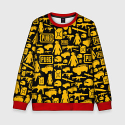 Свитшот детский PUBG, цвет: 3D-красный