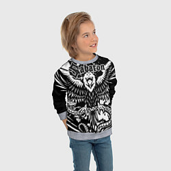 Свитшот детский SABATON, цвет: 3D-меланж — фото 2