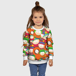 Свитшот детский ЮЖНЫЙ ПАРК, цвет: 3D-белый — фото 2