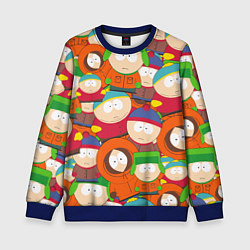 Свитшот детский ЮЖНЫЙ ПАРК, цвет: 3D-синий