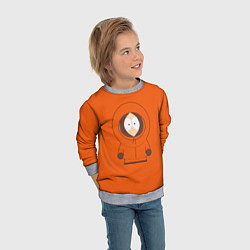 Свитшот детский ЮЖНЫЙ ПАРК, цвет: 3D-меланж — фото 2