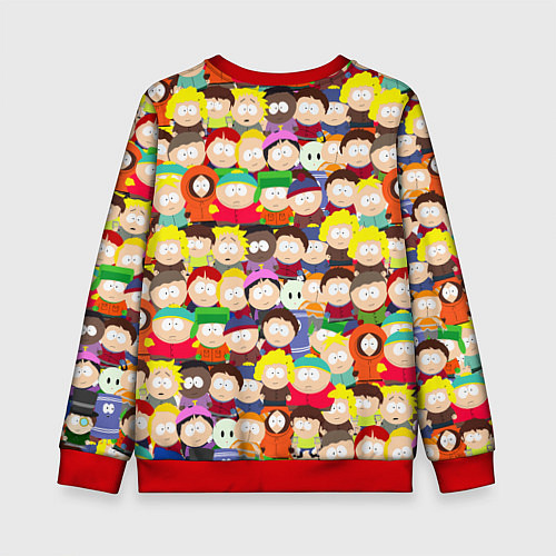 Детский свитшот ЮЖНЫЙ ПАРК / 3D-Красный – фото 2