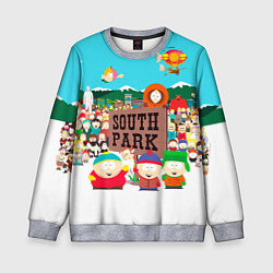 Свитшот детский South Park, цвет: 3D-меланж