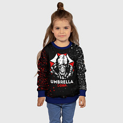 Свитшот детский RESIDENT EVIL 3, цвет: 3D-синий — фото 2