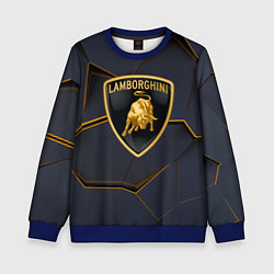Свитшот детский Lamborghini, цвет: 3D-синий