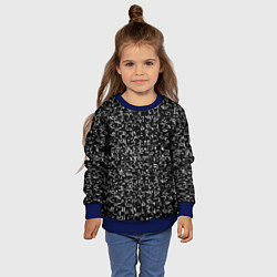 Свитшот детский Art of lettering, цвет: 3D-синий — фото 2